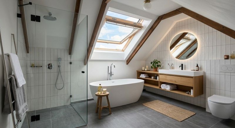 Attic Bathroom Remodeling in Dawsonville, GA