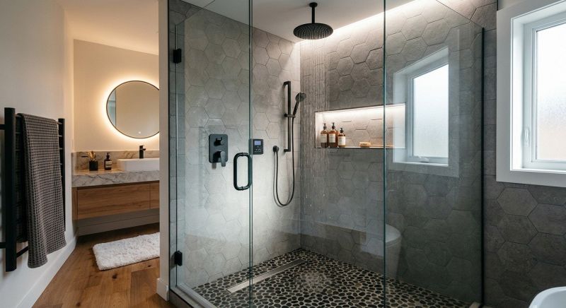Granite Shower Installation in Dawsonville, GA