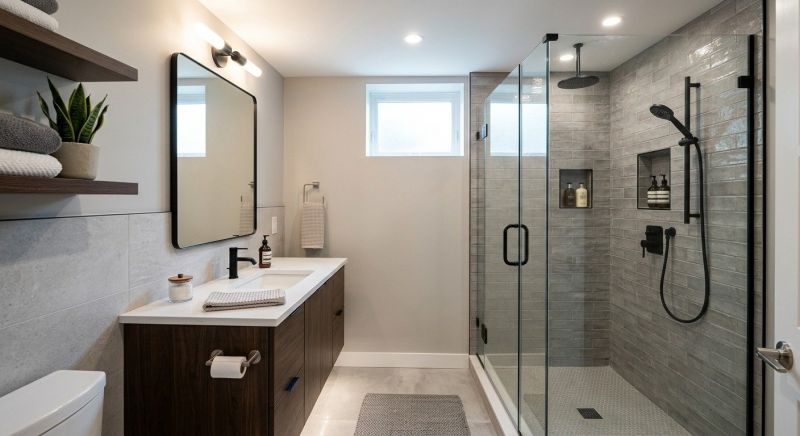 Granite Shower Installation in Dawsonville, GA